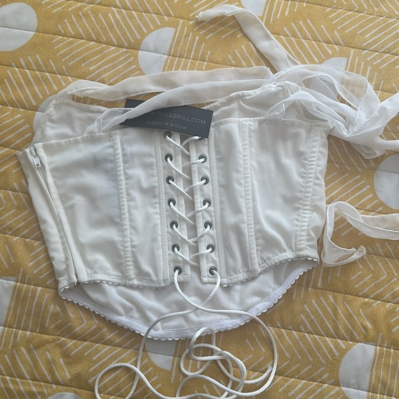 Dolls Kill Widow In The Mist Bustier top - Picture 7 of 8